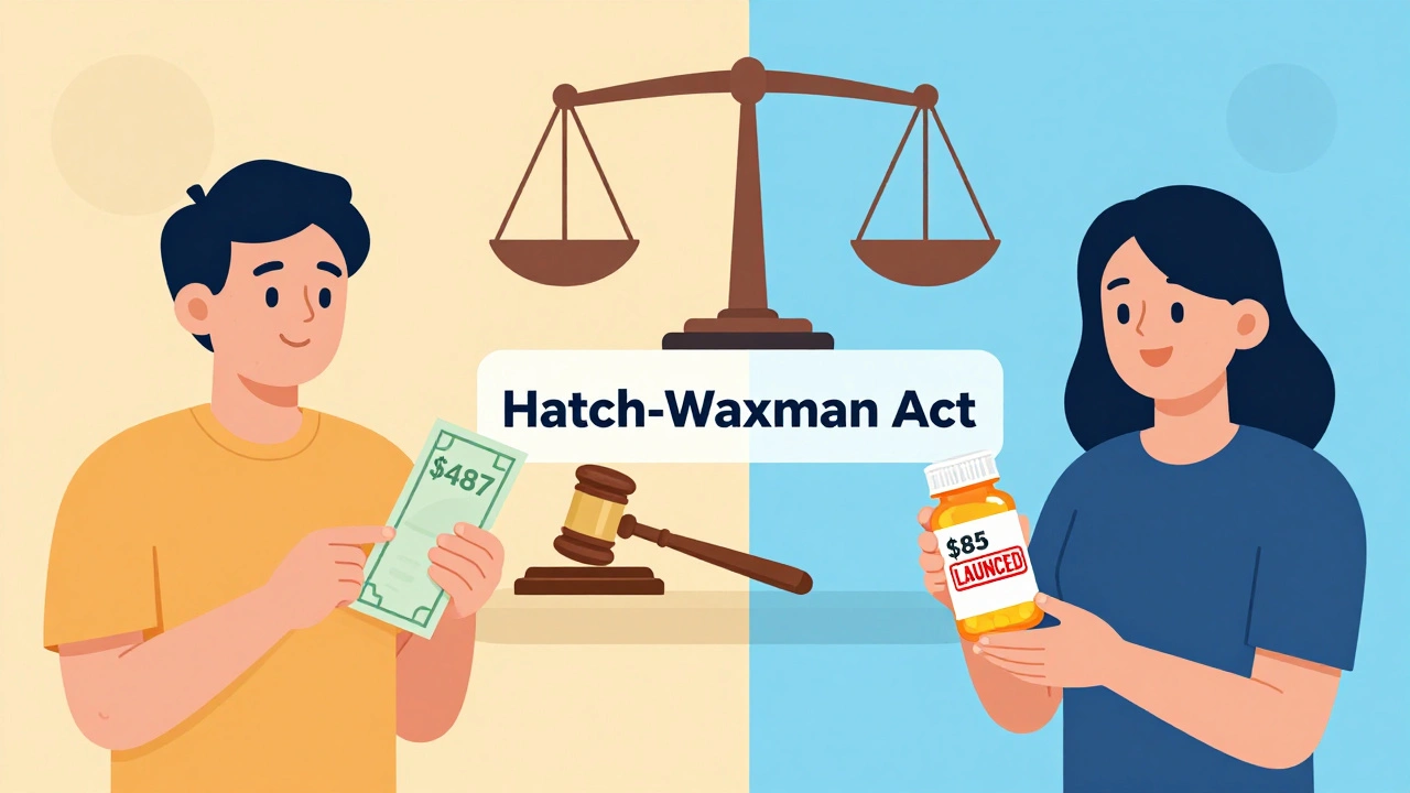 Patient torn between expensive brand drug and affordable generic, blocked by legal barriers.