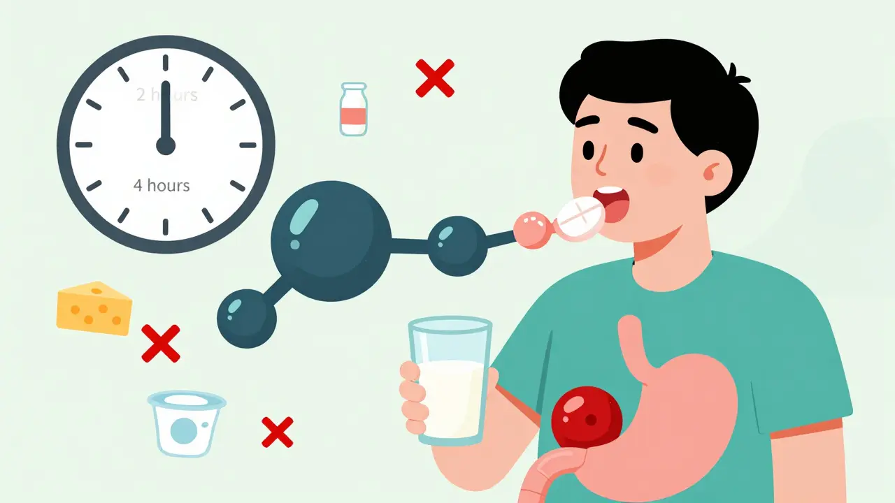 Antibiotics and Dairy: Why Timing Matters for Drug Absorption
