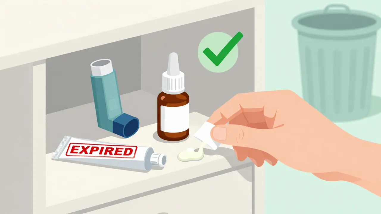 How to Safely Manage Expired Inhalers, Eye Drops, and Topical Medications
