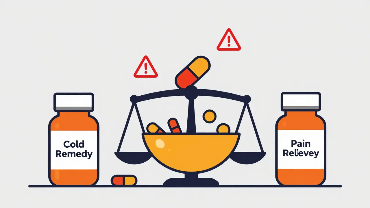 Illustration of dangerous medication overlap and overdose risk