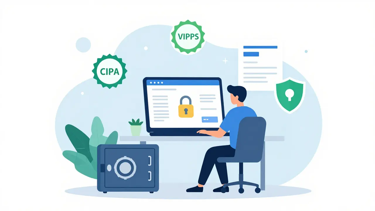 Secure online pharmacy verification and safe purchasing process