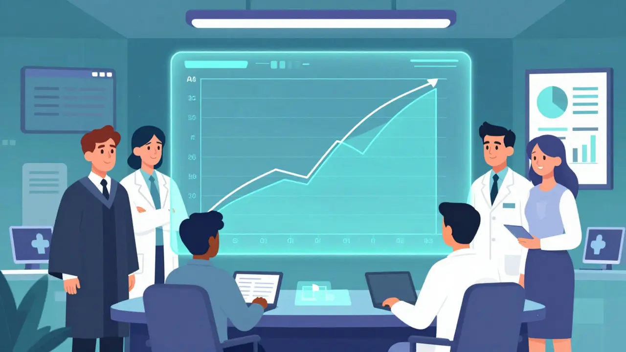 Team using AI technology to accurately forecast drug competition